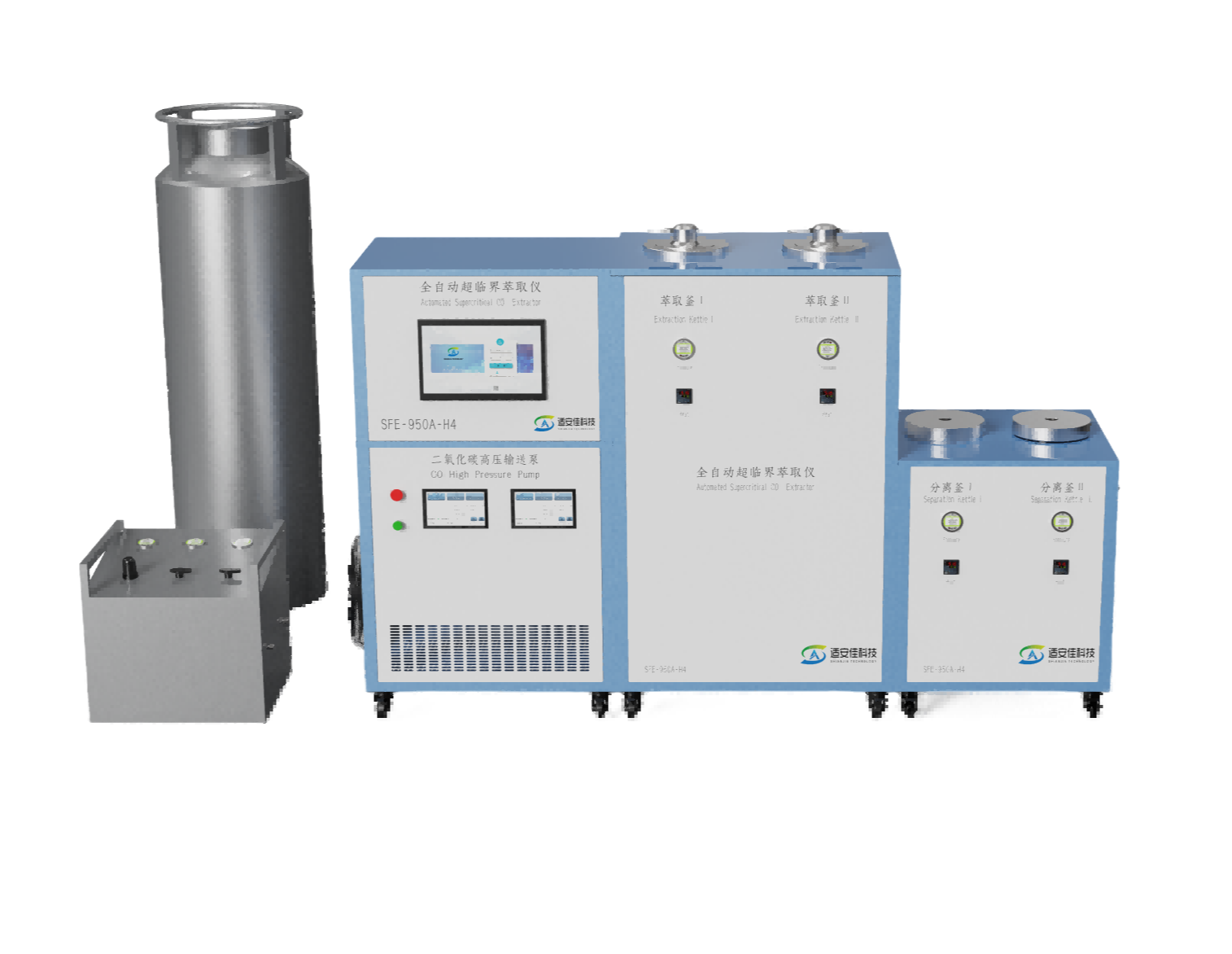 多釜聯用萃取系統SFE-950AH系列